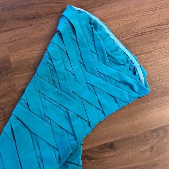 Teal strapless Nikibiki dress size small - Picture 3 of 4